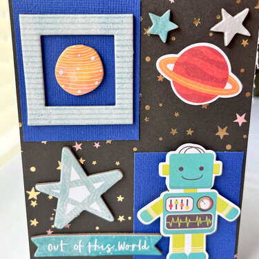 I Love You To The Moon + Back card