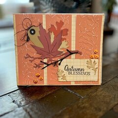 Autumn Blessings Card for September 2023 card sketch challenge #1
