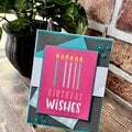 Card - Birthday Wishes, Sketch #2 - Card Sketch Challenge August
