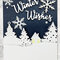 Snow-Themed Christmas / Holiday Cards