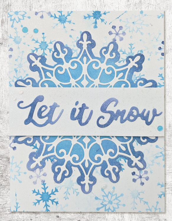 Snow-Themed Christmas / Holiday Cards