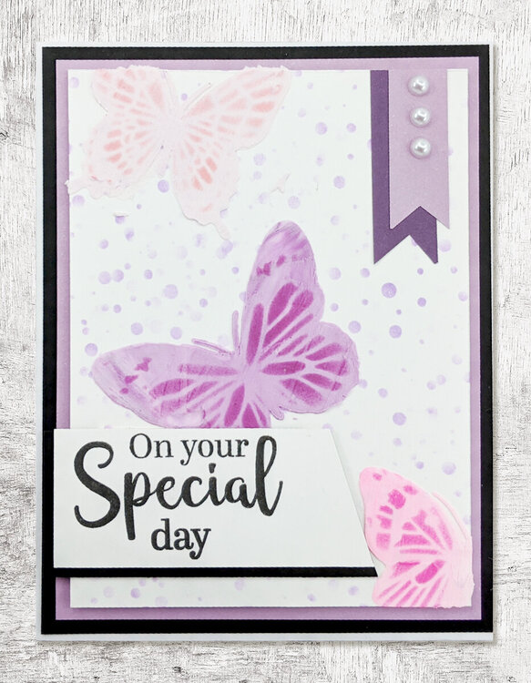 Cards Using the Crafter&#039;s Companion Box Kit #20 - Layering Stencils