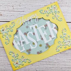 Easter card using Crafter's Companion box 25 Everyday Cards