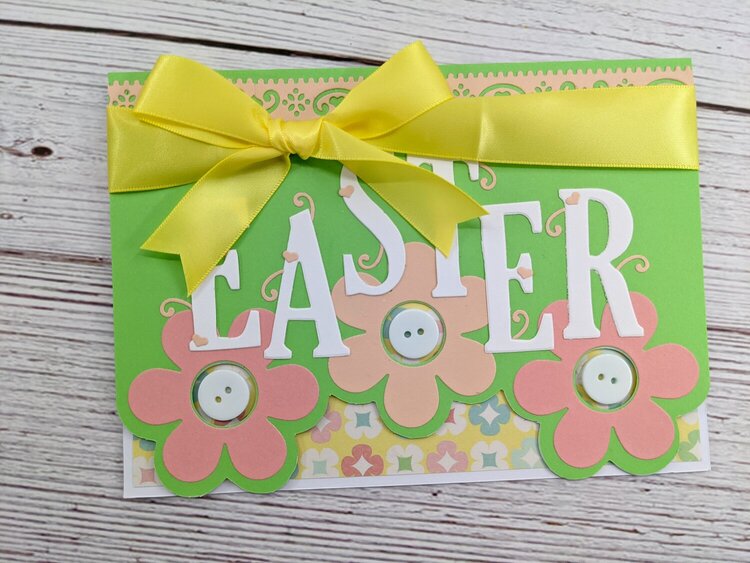 Easter card using Crafter&#039;s Companion box 25 Everyday Cards