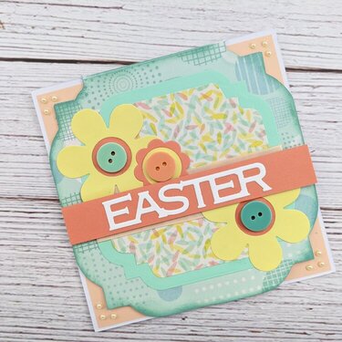 Easter card using Crafter&#039;s Companion box 25 Everyday Cards