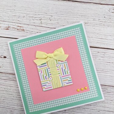 Easter card using Crafter&#039;s Companion box 25 Everyday Cards