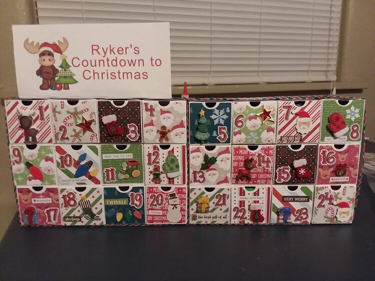 Christmas Countdown Boxes