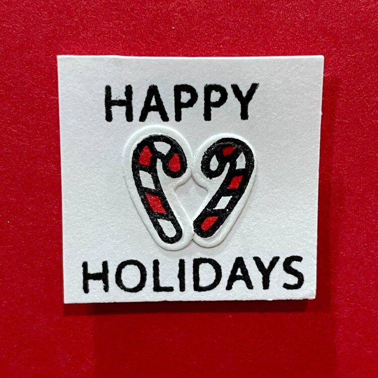 Clean and simple holiday card 