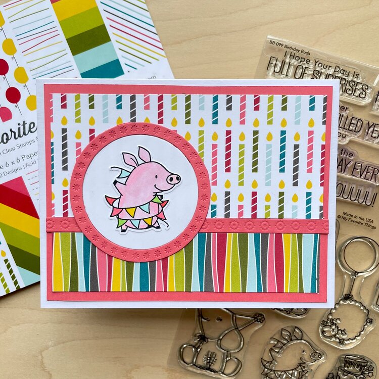 Party Pig Birthday Card