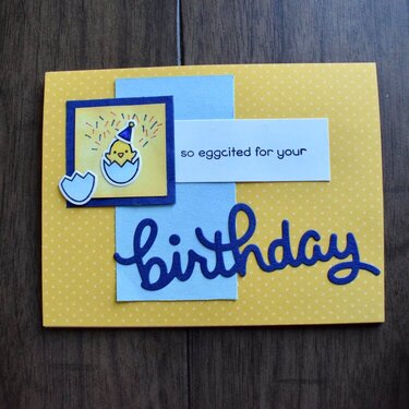 Birthday Chick Card