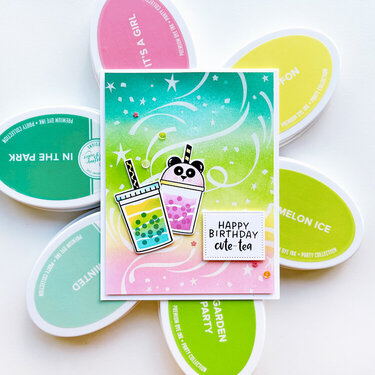 Happy Birthday Cute-Tea Card 