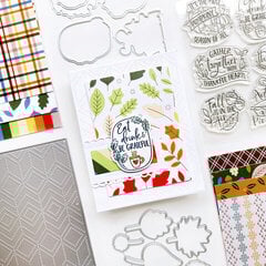 Eat, Drink & Be Grateful Card 