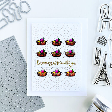 Catherine Pooler Designs-Global Adventure Part Deux Collection-French Patisserie Card