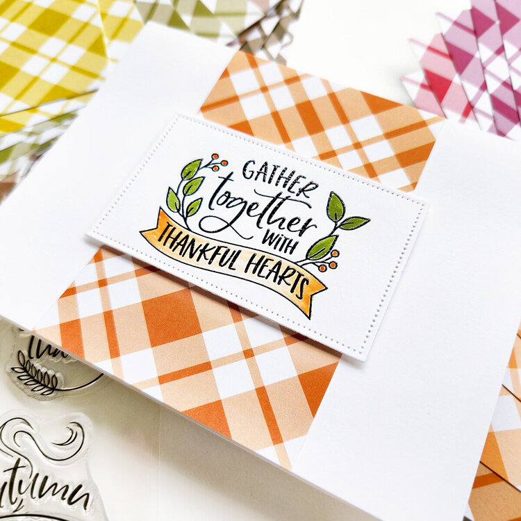 Gather Together with Thankful Hearts Card