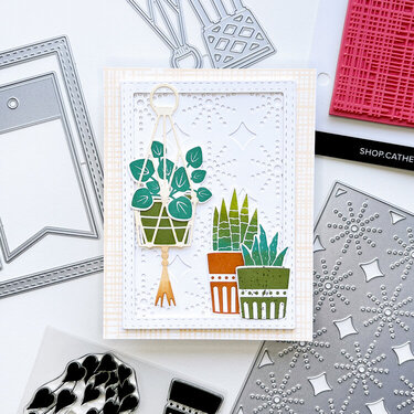 Hanging Plant Blank Card 
