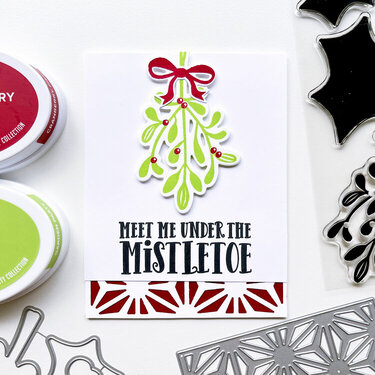 Mistletoe Christmas Card 