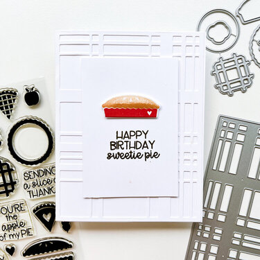 Happy Birthday Sweetie Pie Card