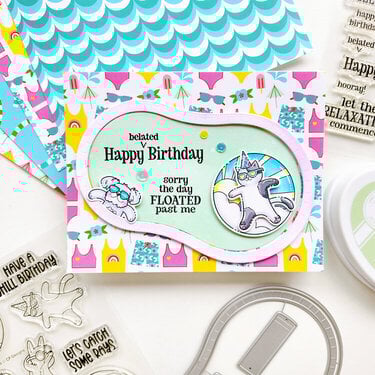 Happy belated Birthday Card