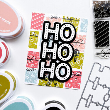 Ho Ho Ho Holiday Card