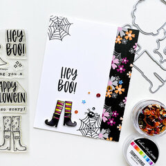 Hey Boo Halloween Card