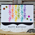 Rainbow Floral Card