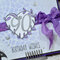 Purple 90th Birthday Card