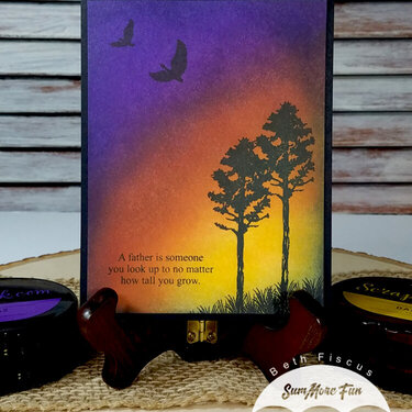 Father Sunset Card