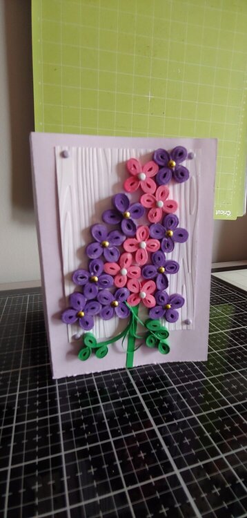 Quilled Mother&#039;s Day Card