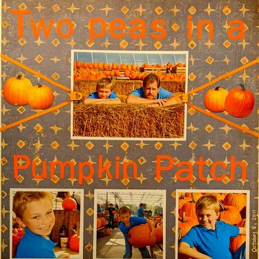 Two peas in a Pumpkin Patch