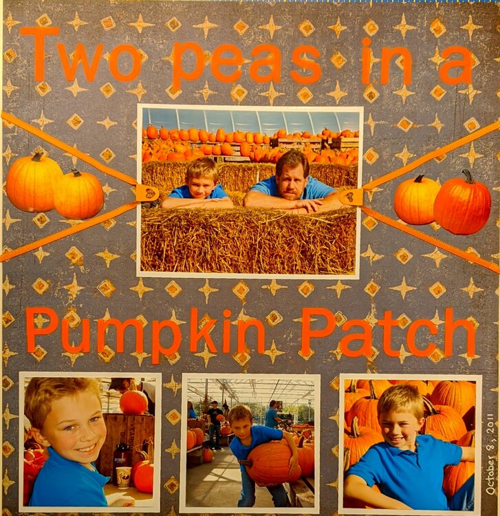 Two peas in a Pumpkin Patch