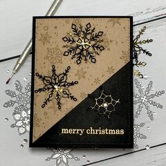 Layered Snowflakes - Merry Christmas