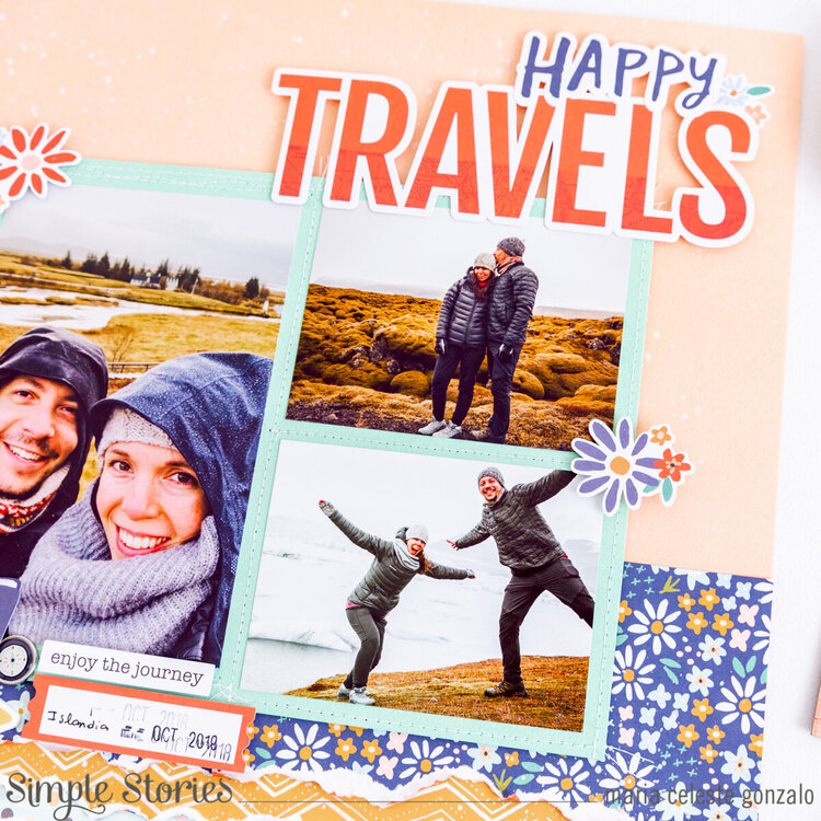 &quot;Happy Travels&quot; Layout