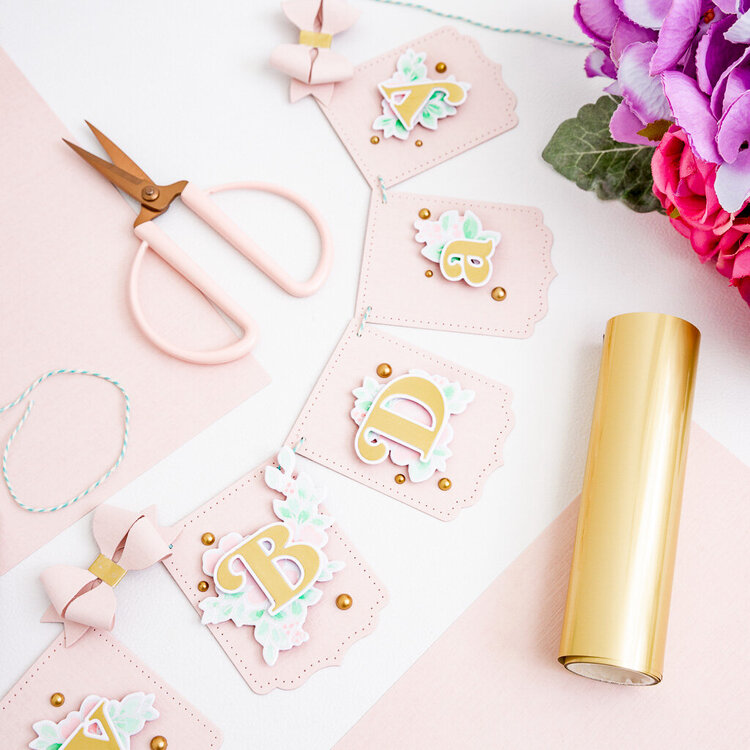 Floral Birthday Mini Banner