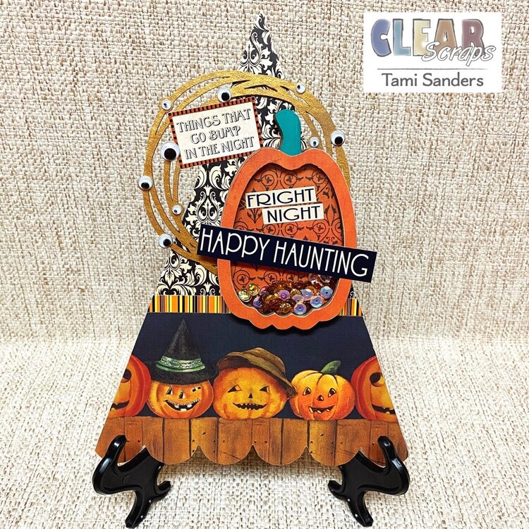 Halloween Decor with Pumpkin Shaker * CLEAR SCRAPS DT