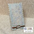 Fall Leaves Shimmery Wood Phone Stand * CLEAR SCRAPS DT