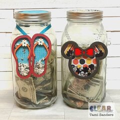 vacation $aving jars * Clear Scraps DT