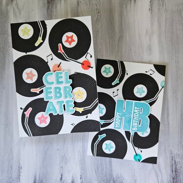 Vinyl Records Cards