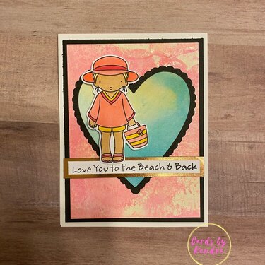 MFT Beach Cutie Shimmer Spray &amp; Watercolor Heart Background