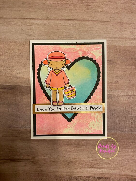 MFT Beach Cutie Shimmer Spray &amp; Watercolor Heart Background