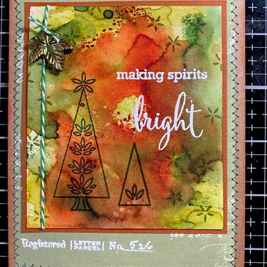 Christmas card 6- Making Sprits Bright