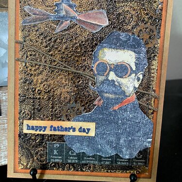 Mixed media card-Father&#039;s day-1