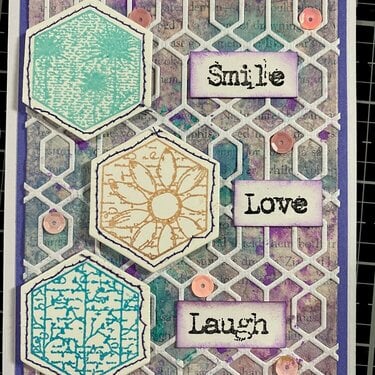 Mixed media Mother&#039;s day card-4