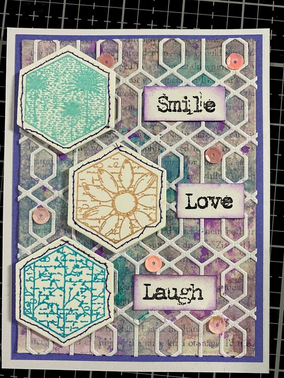 Mixed media Mother&#039;s day card-4