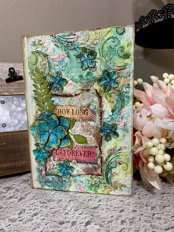 Altered writing journal-Forever