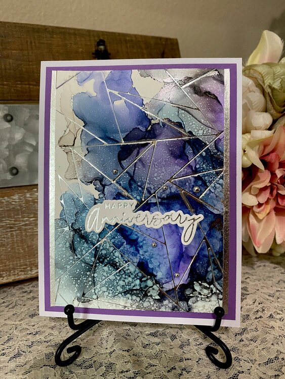 Alcohol ink card-2