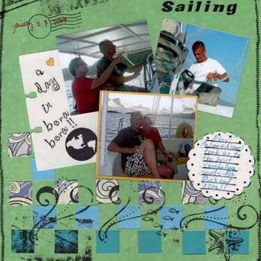 Sailing in Bora Bora