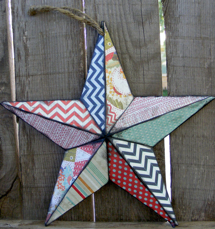 Altered Wooden Star