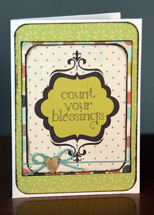 Count Your Blessings card
