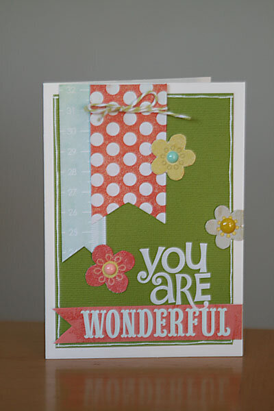 You are Wonderful card