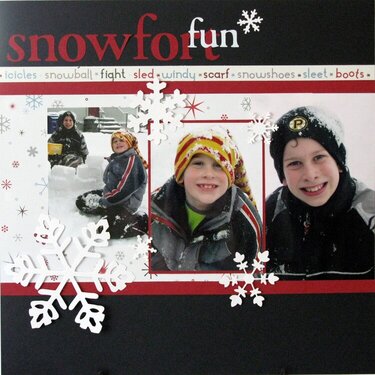 Snowfort Fun